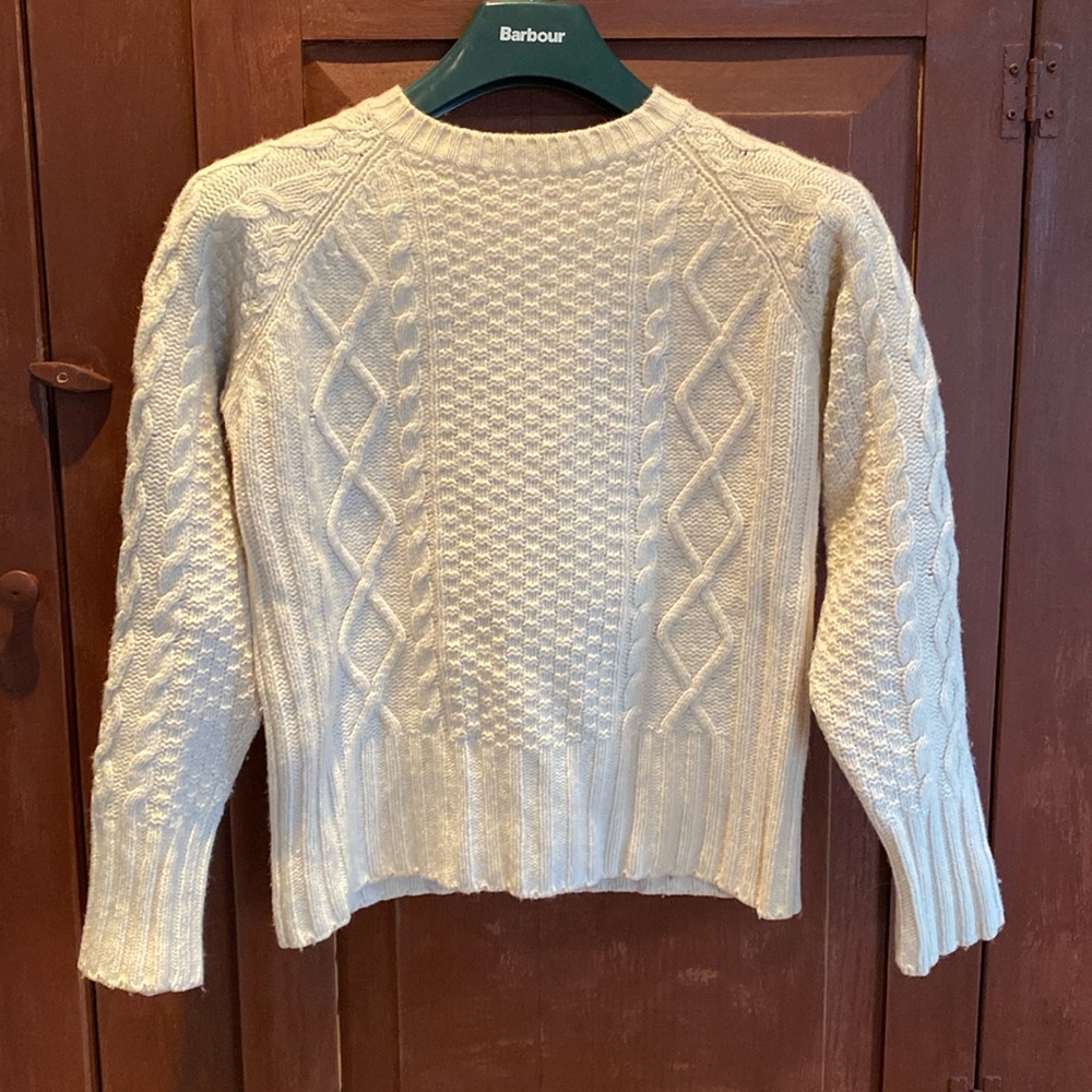 Barbour Dolwen Crewneck Fisherman Sweater